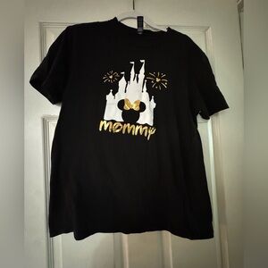 Black and Gold Women’s Disney Mommy Shirt